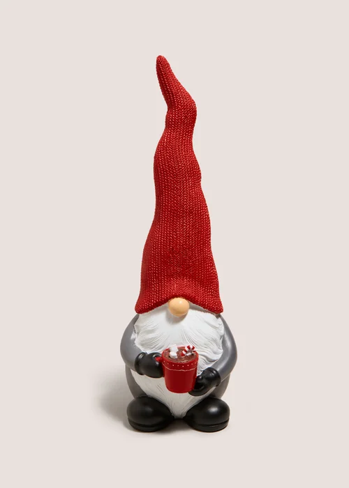 Winter Poem Large Polyresin Gnome Image 1