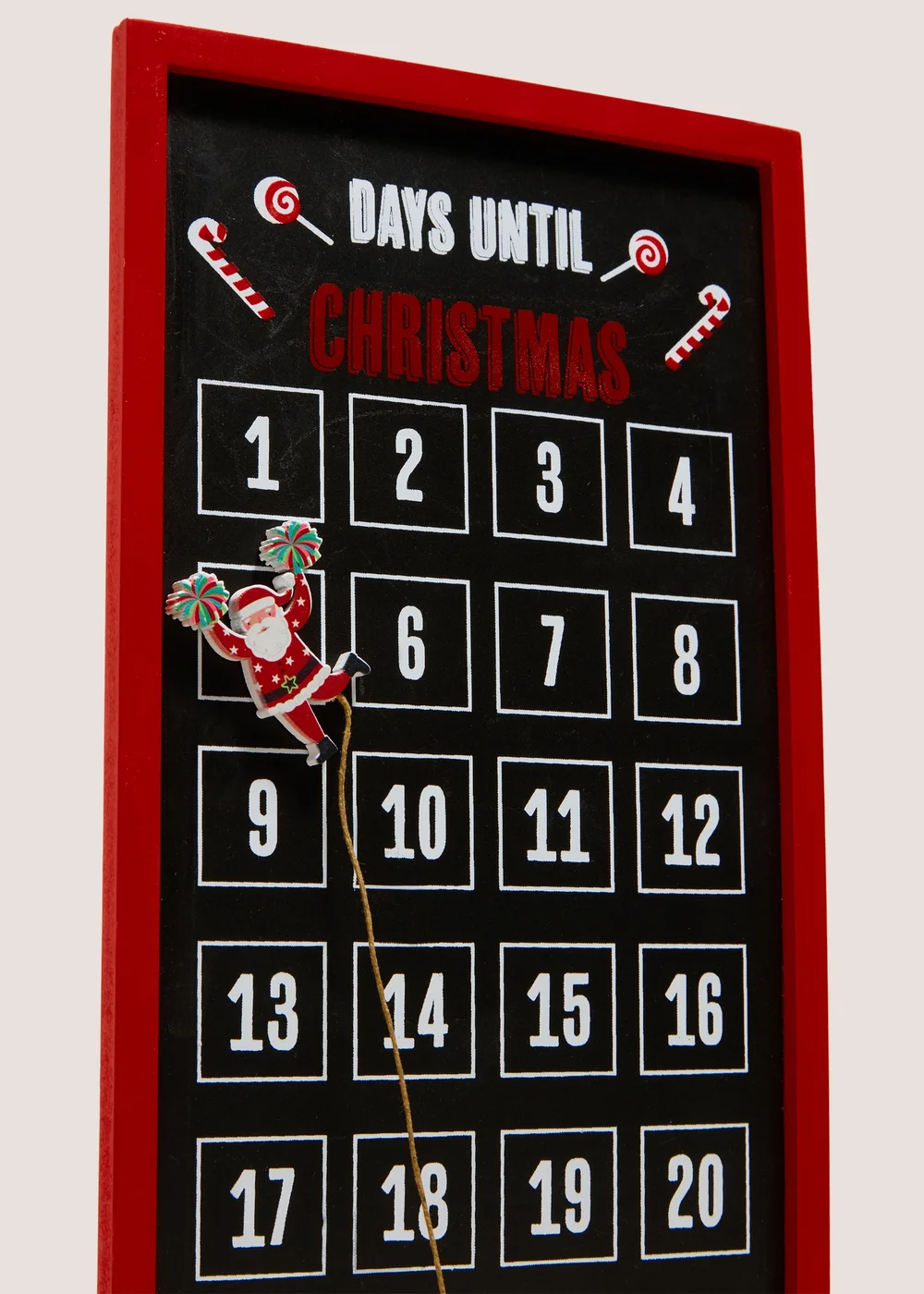 Joyful Black Christmas Advent Board Image 2