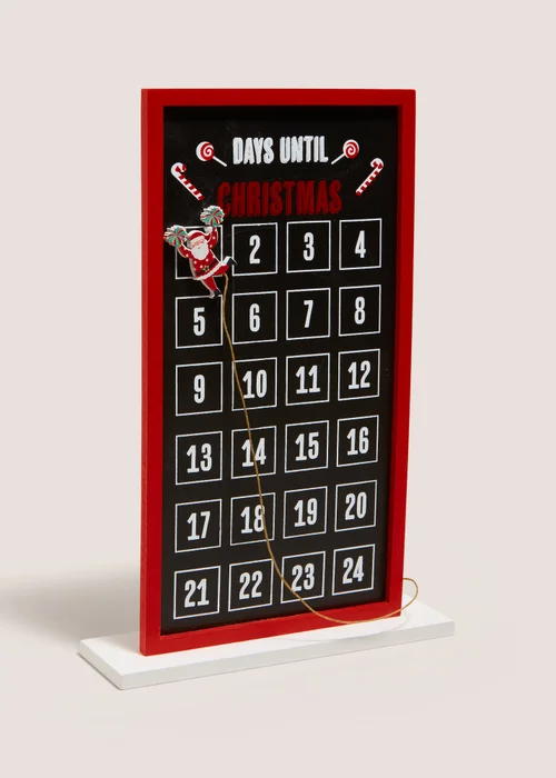 Joyful Black Christmas Advent Board Image 1