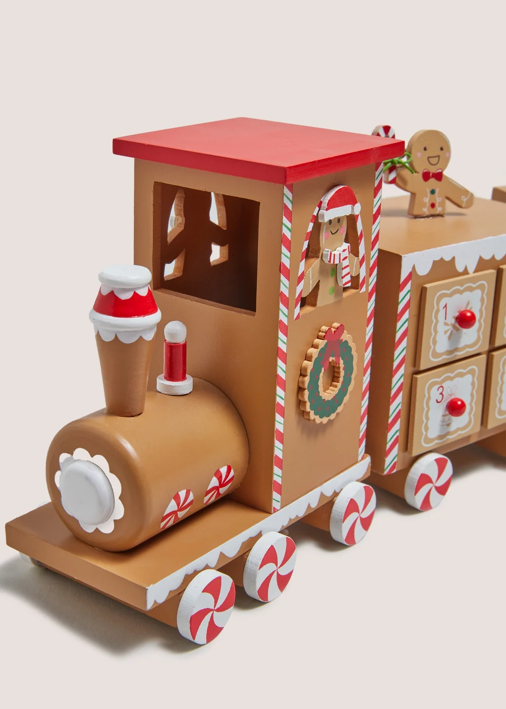 Joyful Wooden Advent Train Image 2