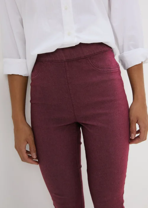 Burgundy Rosie Jeggings - 8/L29 Image 3
