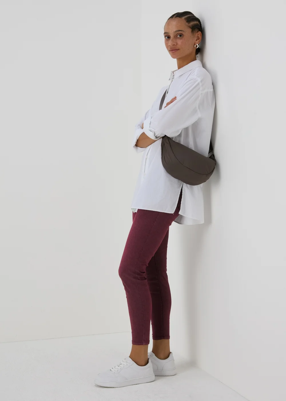 Burgundy Rosie Jeggings - 8/L29 Image 4