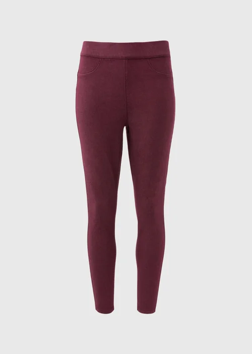 Burgundy Rosie Jeggings - 8/L29 Image 5