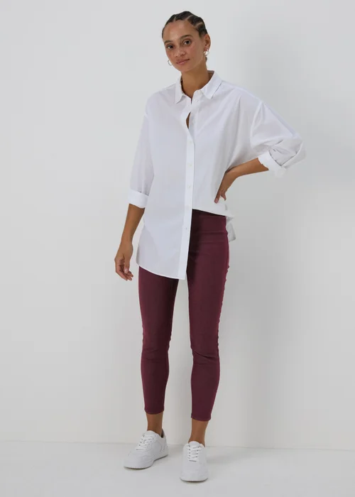 Burgundy Rosie Jeggings - 8/L29 Image 1