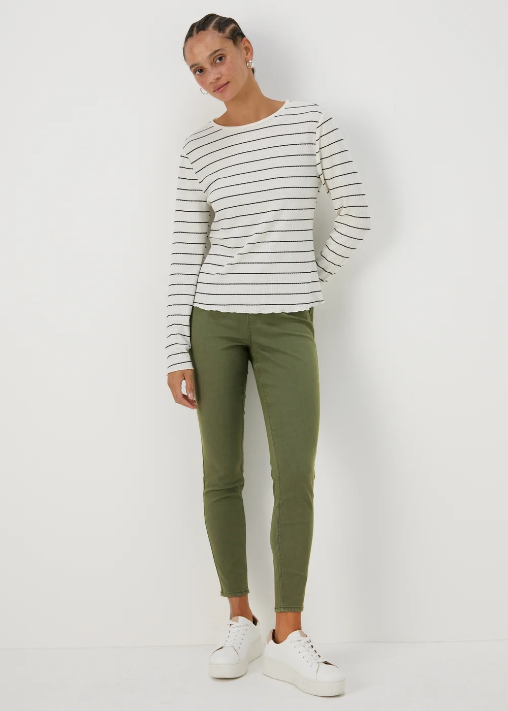 Khaki Rosie Jeggings - 8/L29 Image 4