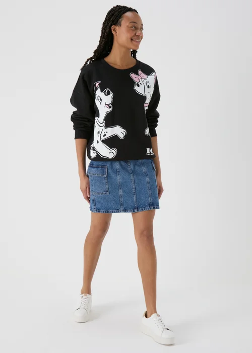Disney 101 Dalmatians Black Sweatshirt - S Image 4