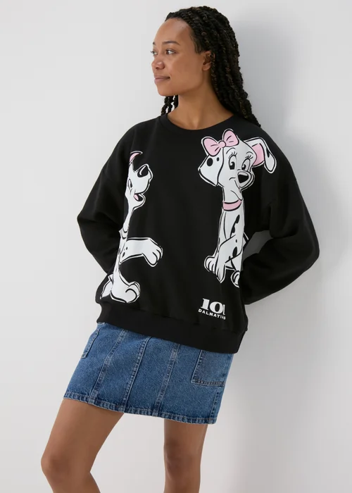 Disney 101 Dalmatians Black Sweatshirt - S Image 1