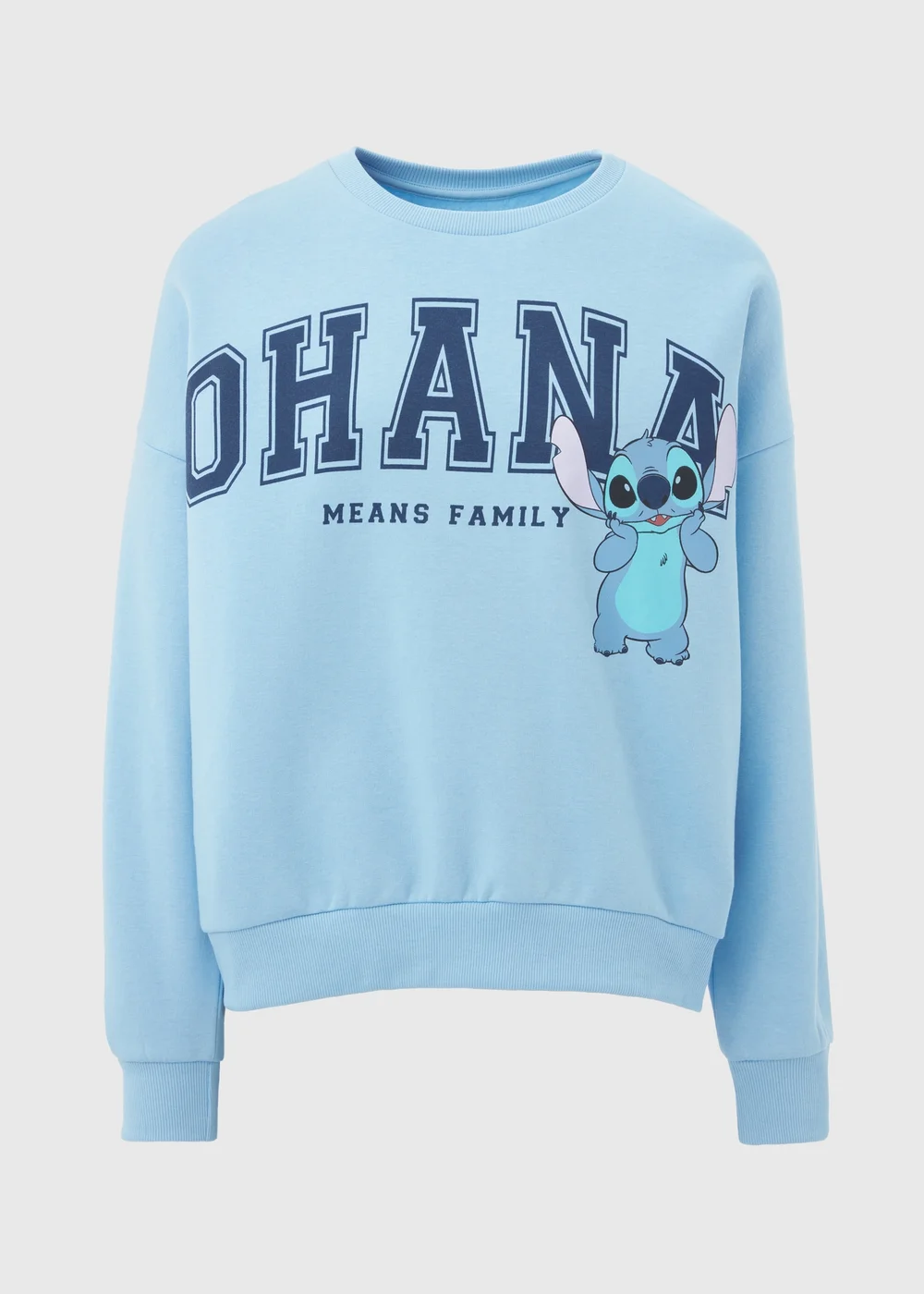 Disney Stitch Blue Sweatshirt - Small Image 5