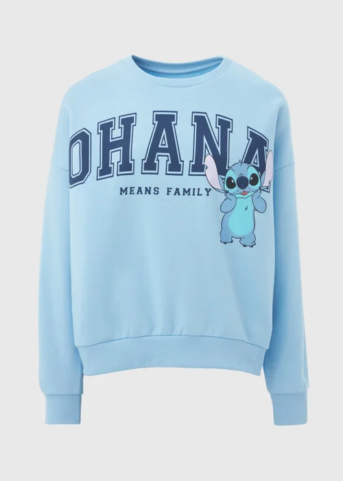 Disney Stitch Blue Sweatshirt - Small Image 5