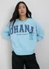 Disney Stitch Blue Sweatshirt - Small Image 1