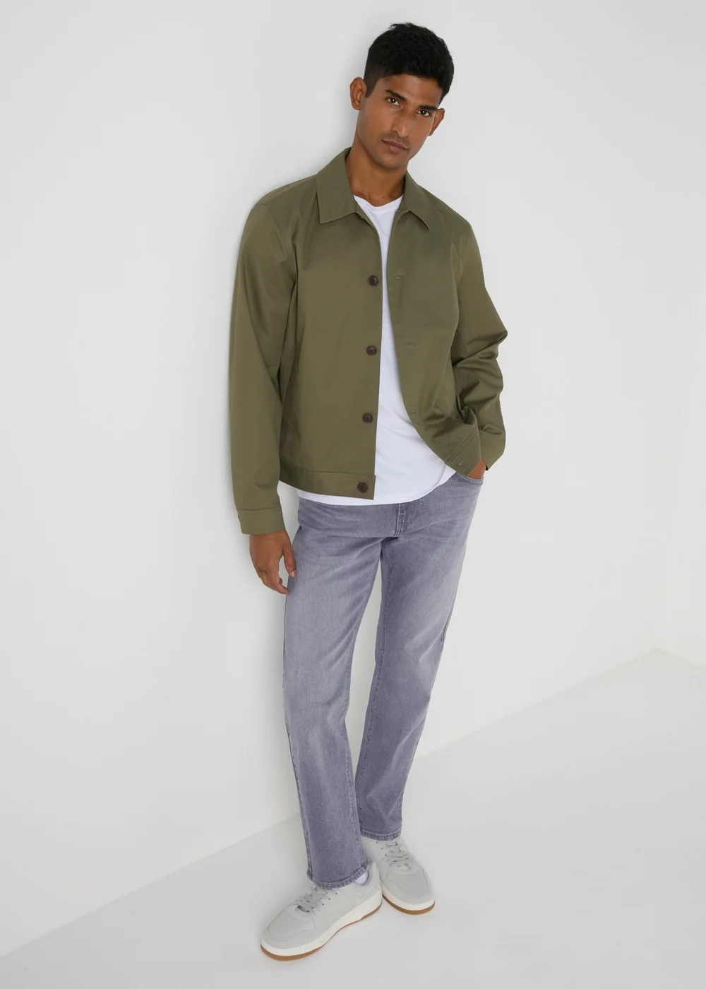 Grey Slim Fit Jeans - 30 R Image 1