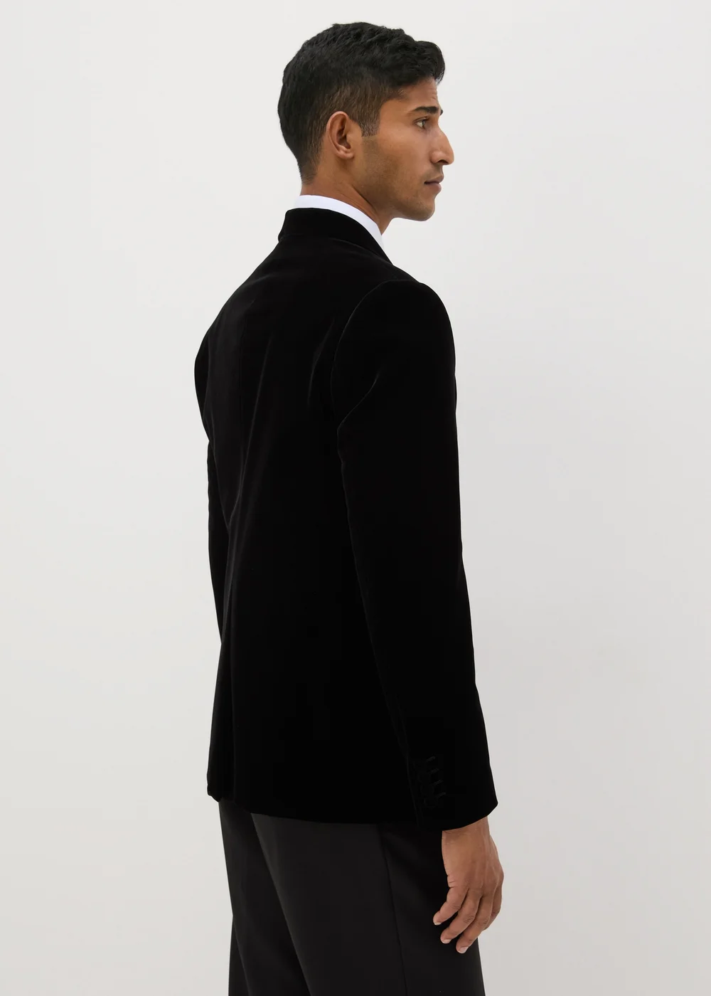 Taylor & Wright Black Velvet Blazer - Small Image 2