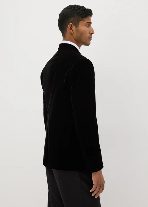 Taylor & Wright Black Velvet Blazer - Small Image 2