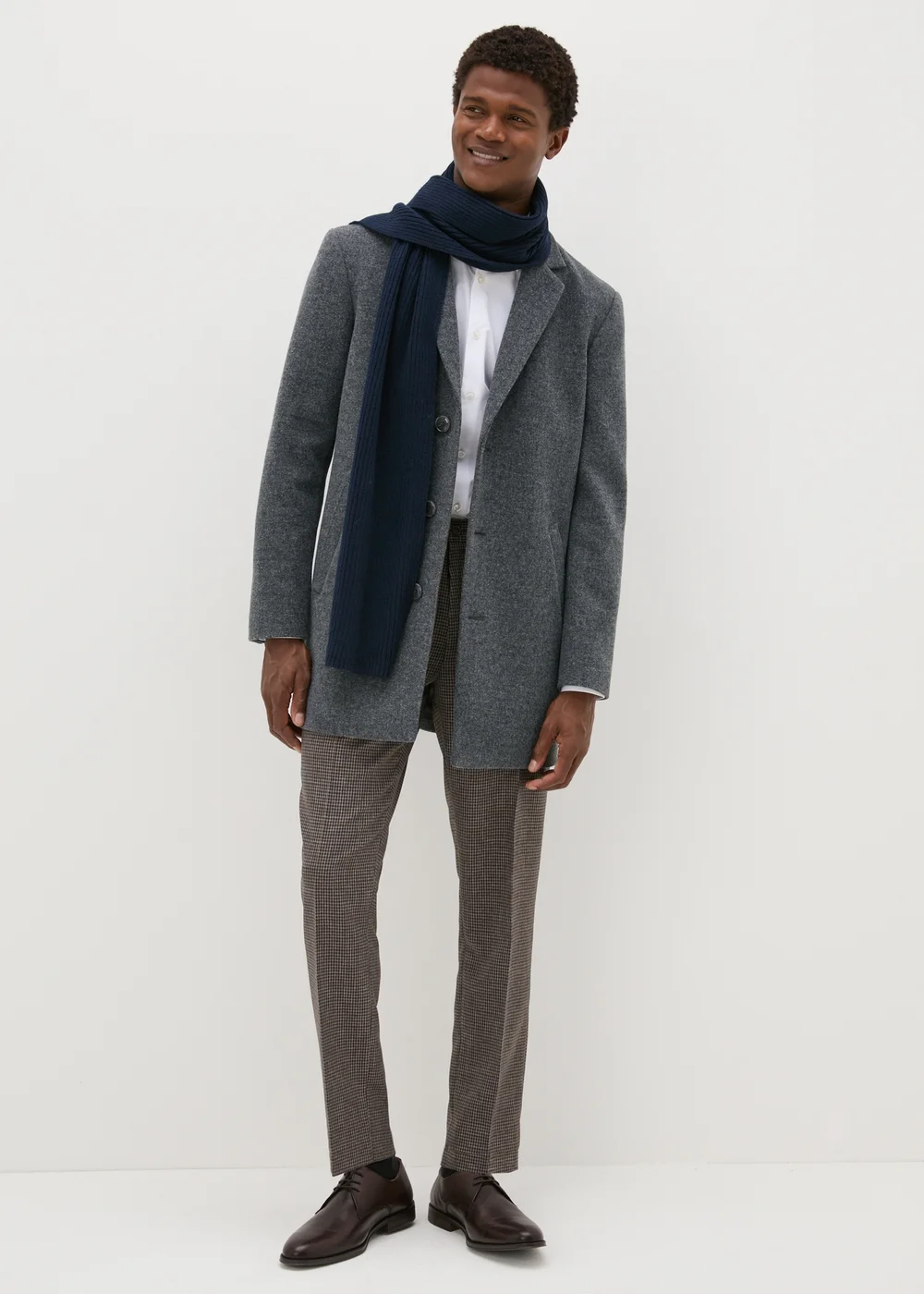 Taylor & Wright Charcoal Smart Overcoat - S Image 4