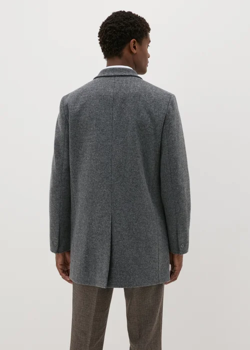 Taylor & Wright Charcoal Smart Overcoat - S Image 2
