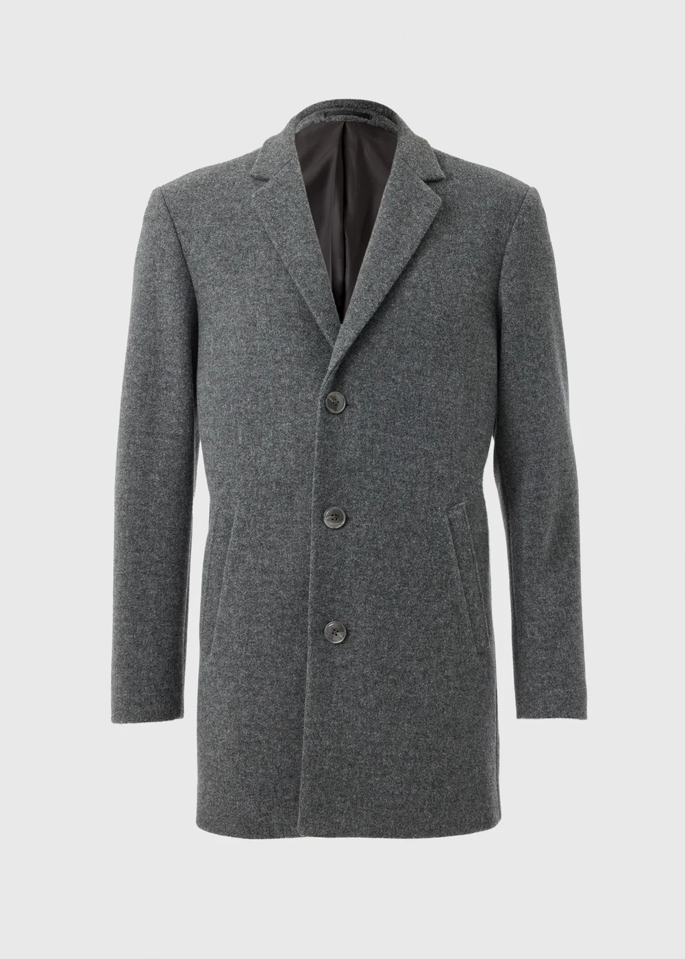 Taylor & Wright Charcoal Smart Overcoat - S Image 5