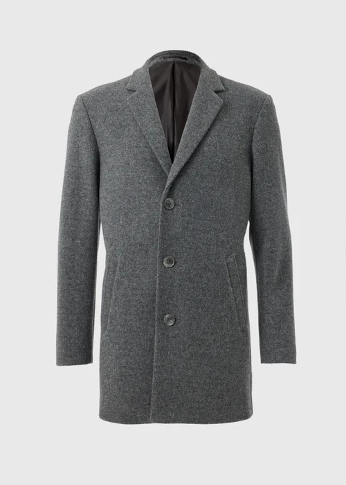 Taylor & Wright Charcoal Smart Overcoat - S Image 5