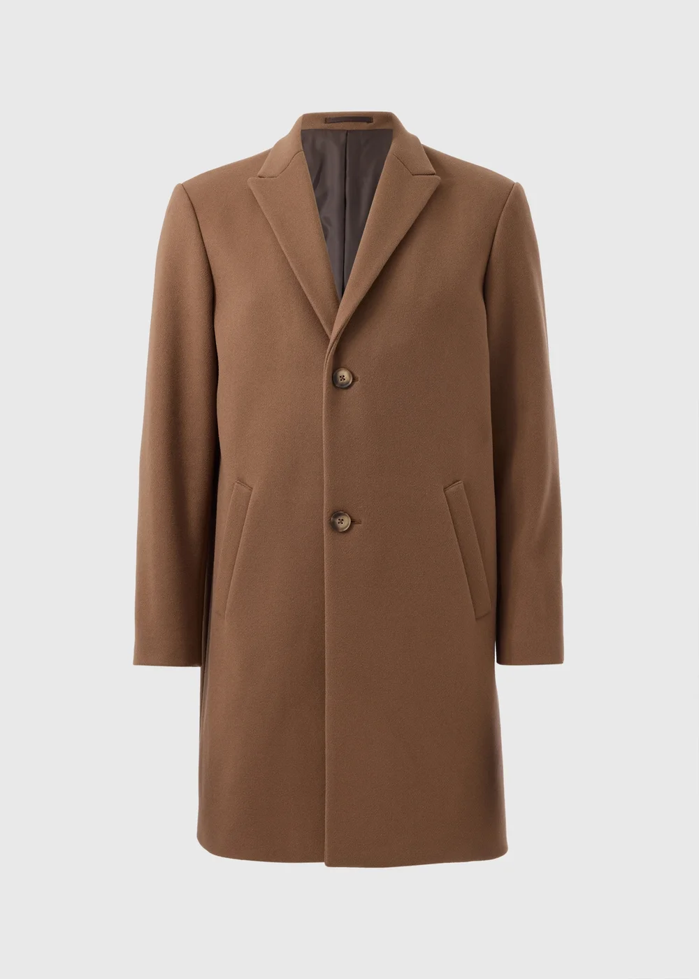 Taylor & Wright Brown Relaxed Overcoat - S Image 5