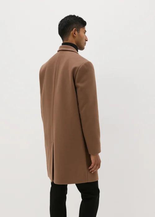 Taylor & Wright Brown Relaxed Overcoat - S Image 2