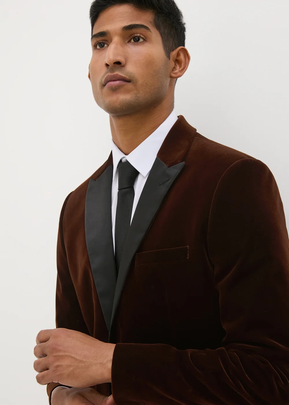 Taylor & Wright Rust Velvet Blazer - Small Image 2