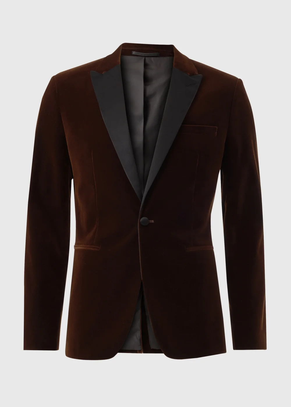 Taylor & Wright Rust Velvet Blazer - Small Image 4