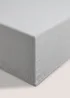 Grey Brushed Fitted Sheet - Single Image 1