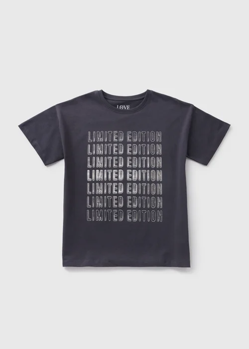 Girls Black Limited Edition T-Shirt (7-15yrs) - Age 7 Years Image 1