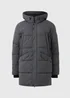 Grey Longline Puffer Coat - S Image 4