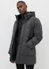 Grey Longline Puffer Coat - S Image 1