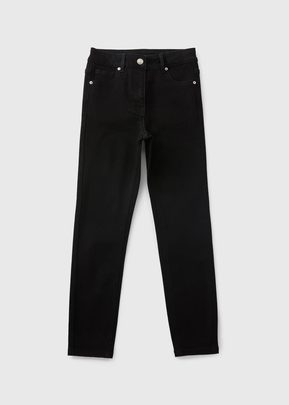 Girls Black Skinny Jeans (7-15yrs) - 8 Yrs Image 1
