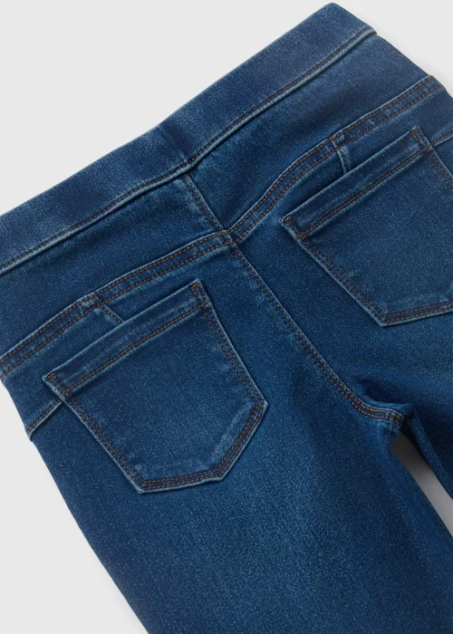 Girls Indigo Blue Dark Wash Jegging (7-15yrs) - 8 Yrs Image 2