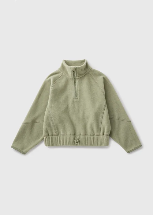 Girls Khaki Polar Fleece (7-15yrs) - 7 Yrs Image 1