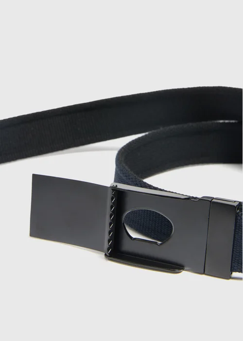 Navy Reversible Canvas Belt - S Image 2