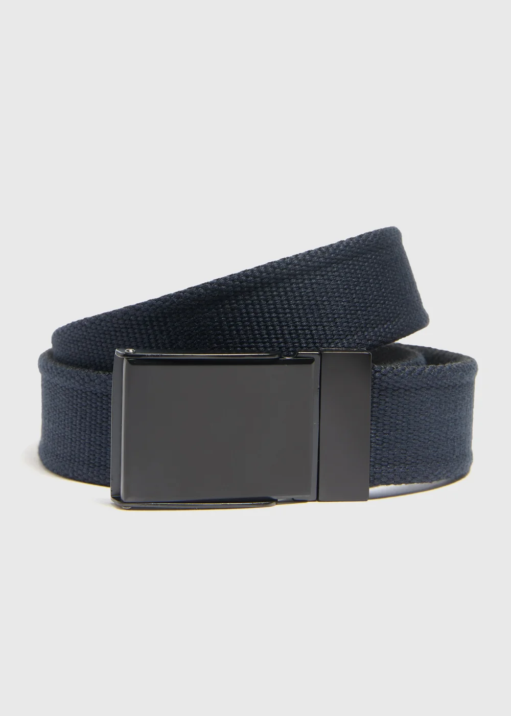 Navy Reversible Canvas Belt - S Image 1