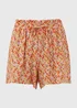 Pink Ditsy Floral Viscose Shorts - 8 Image 5