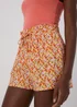 Pink Ditsy Floral Viscose Shorts - 8 Image 3