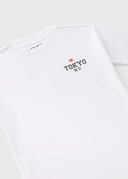 Boys White Tokyo T-Shirt (7-15yrs) - Age 7 Years Image 2