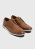 Tan Derby Shoes - Size 6 Image 1