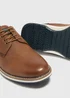 Tan Derby Shoes - Size 6 Image 2