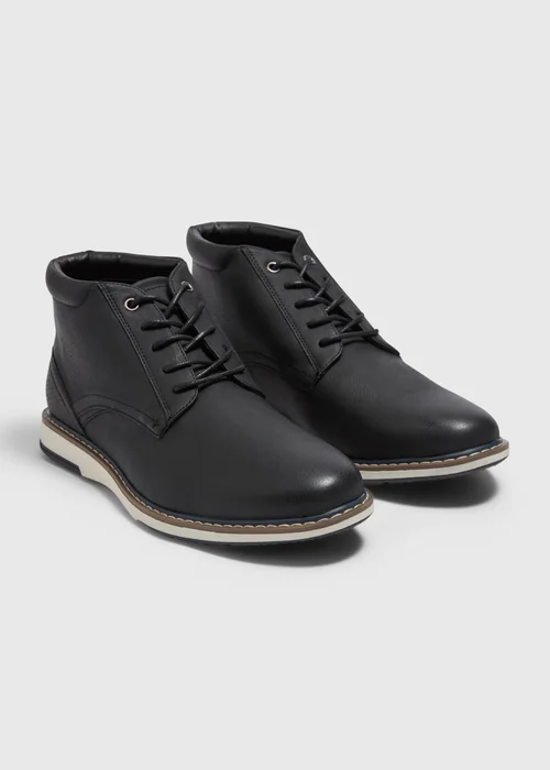 Black Casual Chukka Boots - Size 6 Image 1