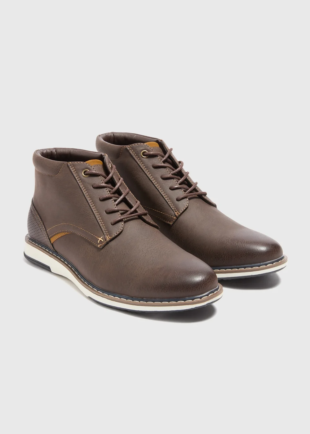 Brown Chukka Boots - Size 6 Image 1