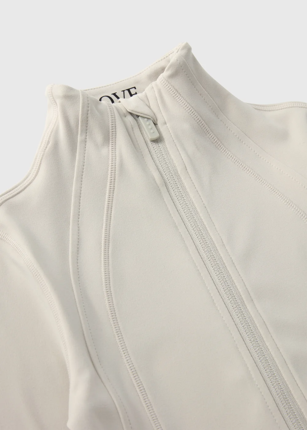 Girls Cream Sports Zip Jacket (7-15yrs) - 7 Yrs Image 2