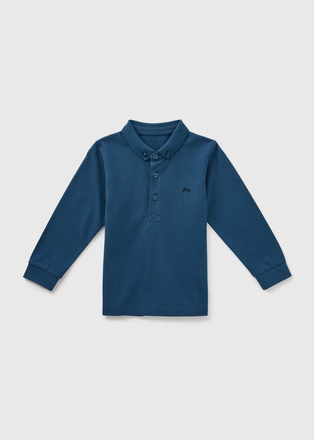 Boys Blue Polo Shirt (1-7yrs) - 1-1.5 Yrs Image 1