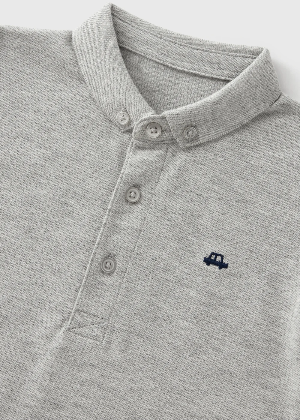 Boys Grey Polo Shirt (1-7yrs) - 1-1.5 Yrs Image 2