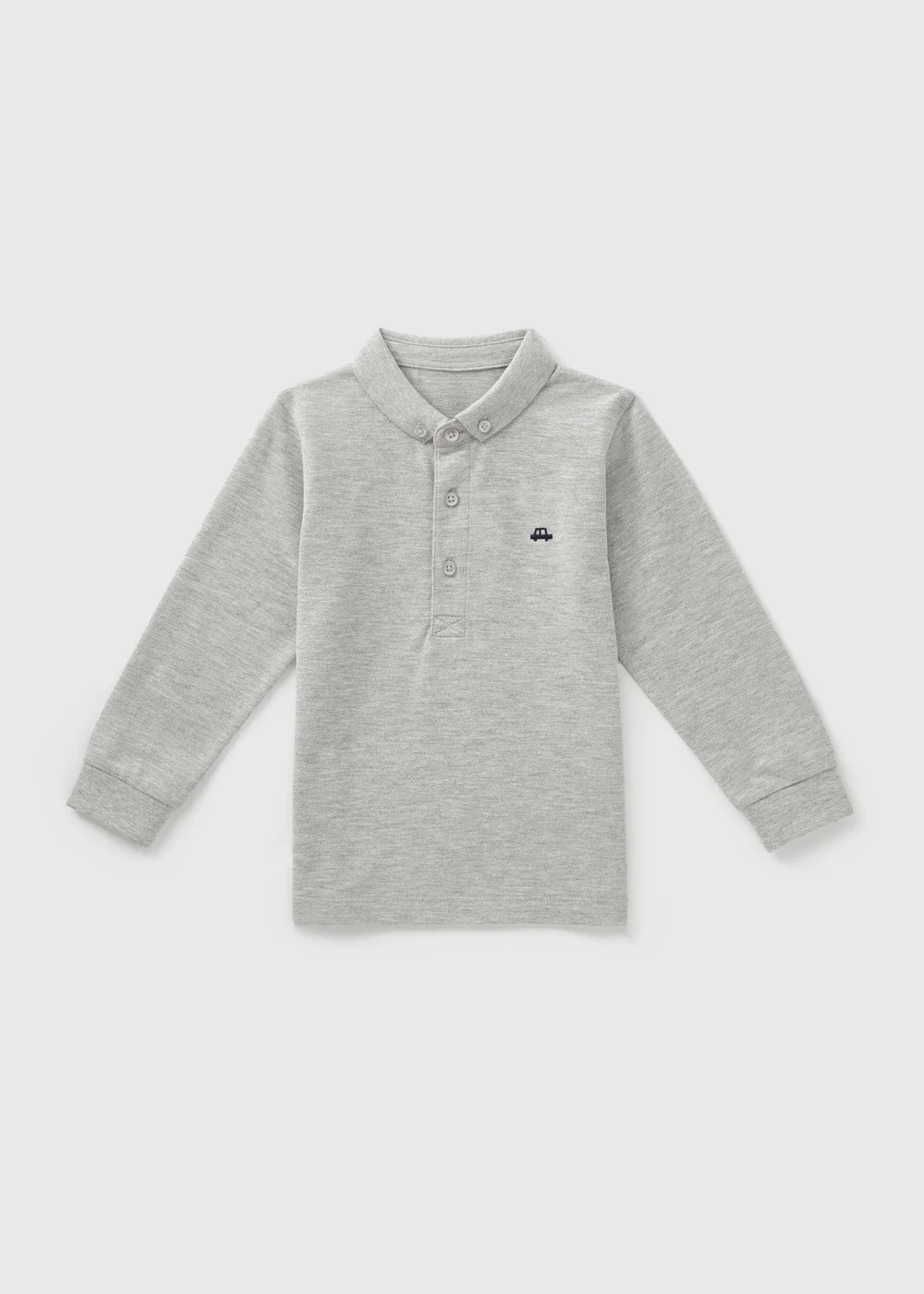 Boys Grey Polo Shirt (1-7yrs) - 1-1.5 Yrs Image 1