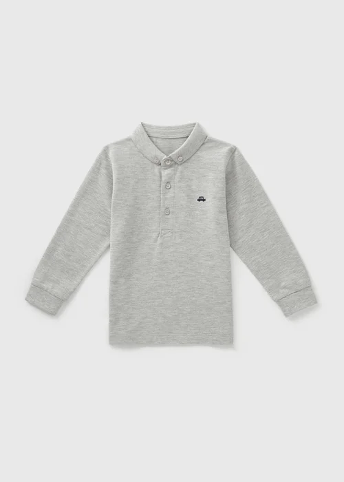 Boys Grey Polo Shirt (1-7yrs) - 1-1.5 Yrs Image 1