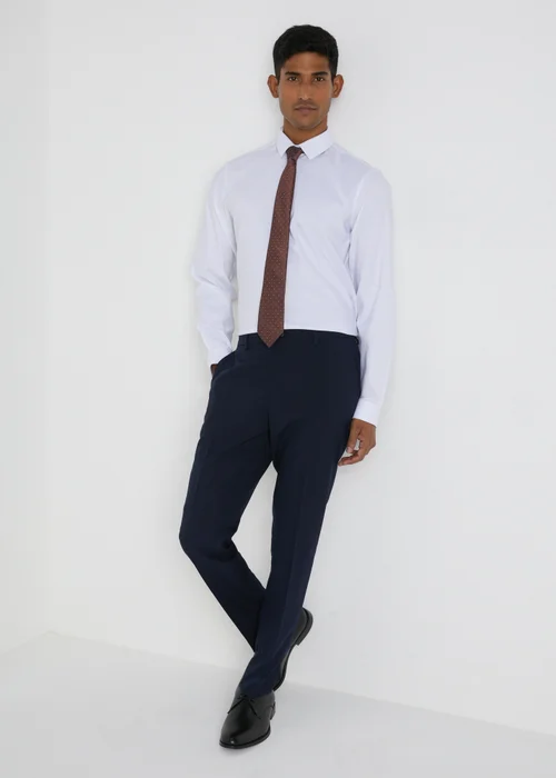 Taylor & Wright Panama Navy Skinny Fit Trousers - 30 Waist 31 Leg Image 2