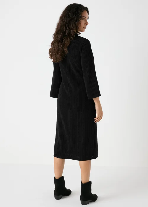 Et Vous Black Cable Knit Midi Dress - 8 Image 2