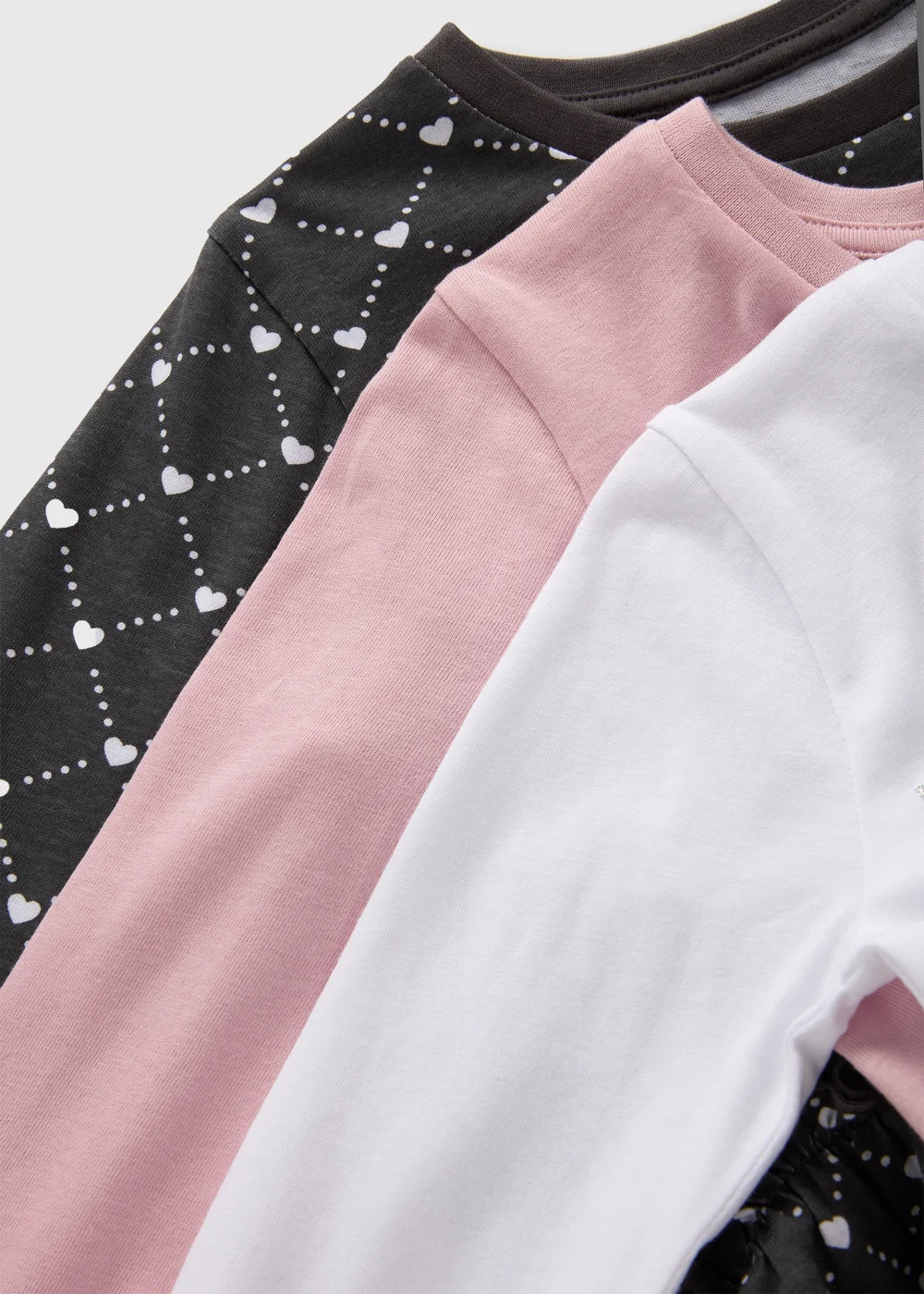 3 Pack Girls Multicolour Paris Long Sleeve Tops (1-7yrs) - 2-3 Yrs Image 2