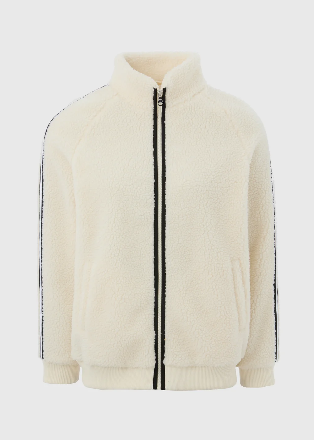 Cream Borg Jacket - S Image 4